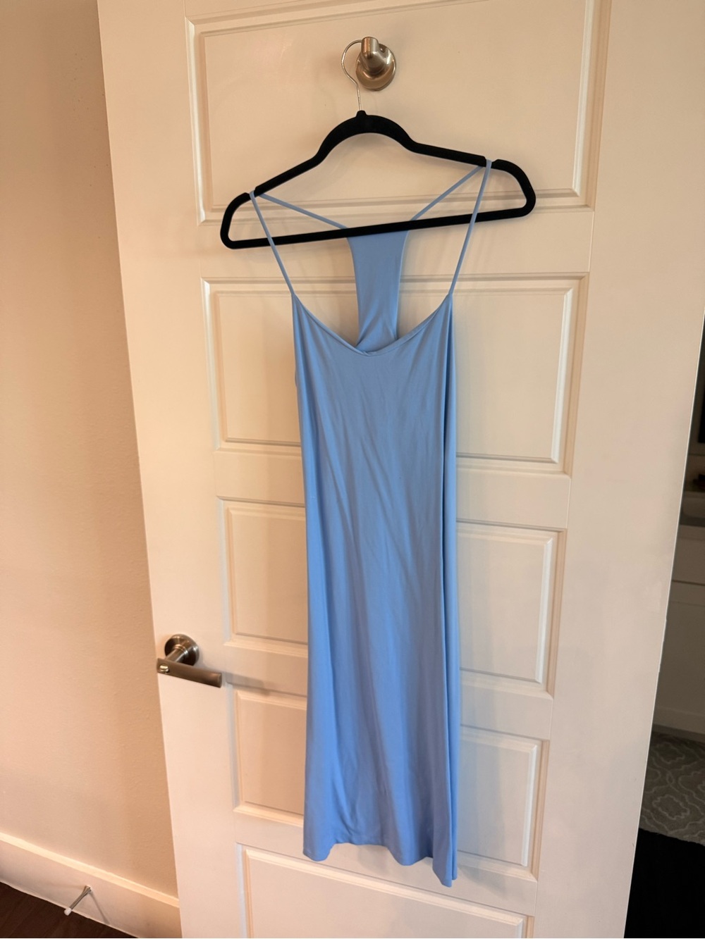 Susana Monaco Light Blue Racerback Slip Dress Women's Medium